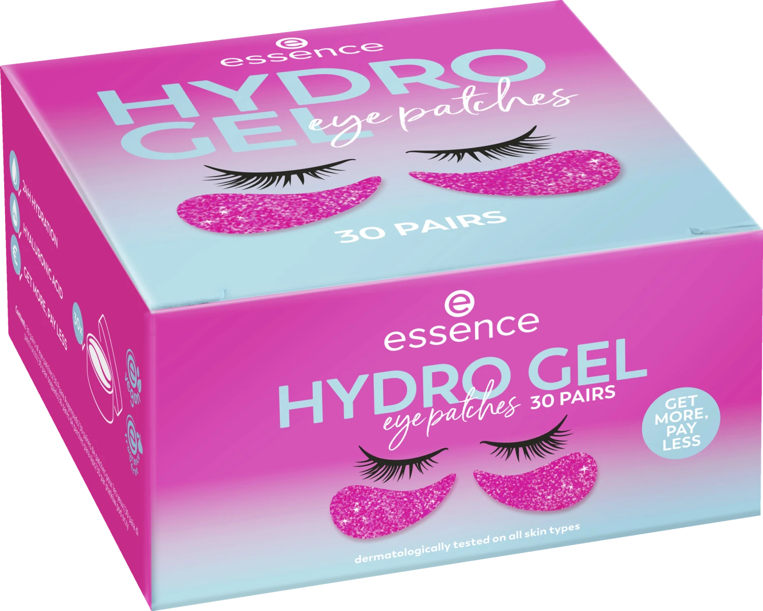 Essence HYDRO GEL Eye Patches 30 PAIRS 1 Essence HYDRO GEL Eye Patches 30 PAIRS