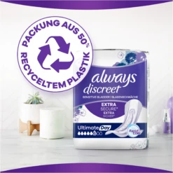 Always® Discreet Inkontinenz Long Plus -Exquisite Pflege MAM 10283265 SHOP IMAGE 1.6