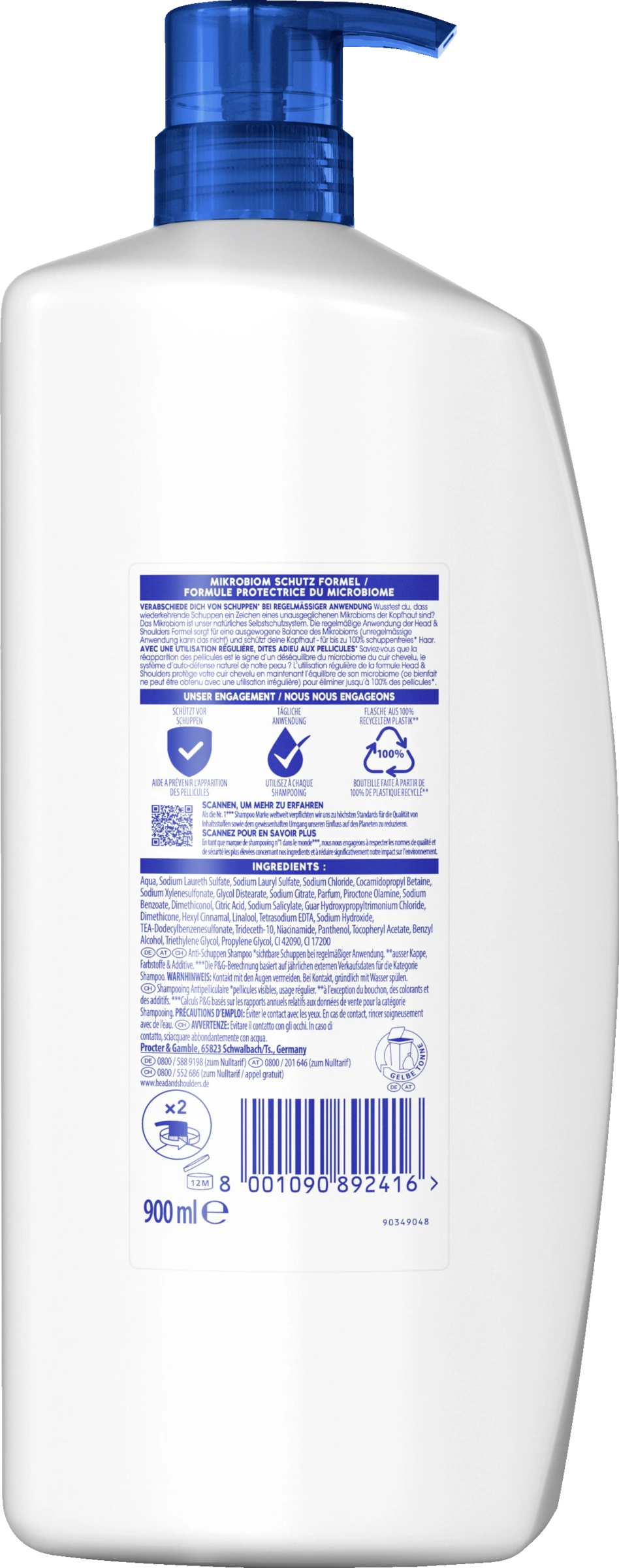 Haarshampoo Anti-Schuppen Classic Clean 2 Haarshampoo Anti-Schuppen Classic Clean – Bild 2