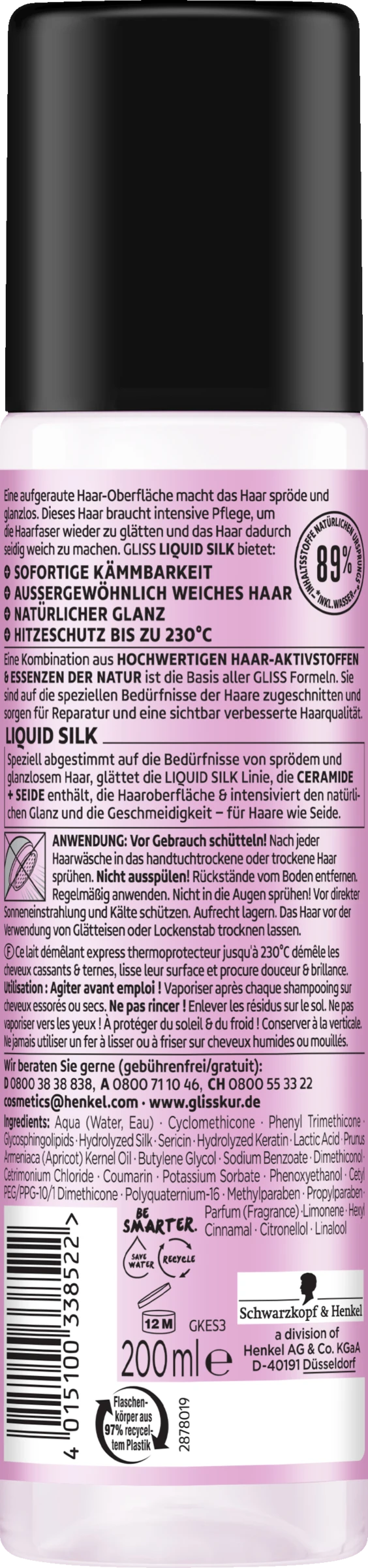 Liquid Silk Express-Repair-Spülung 2 Liquid Silk Express-Repair-Spülung – Bild 2