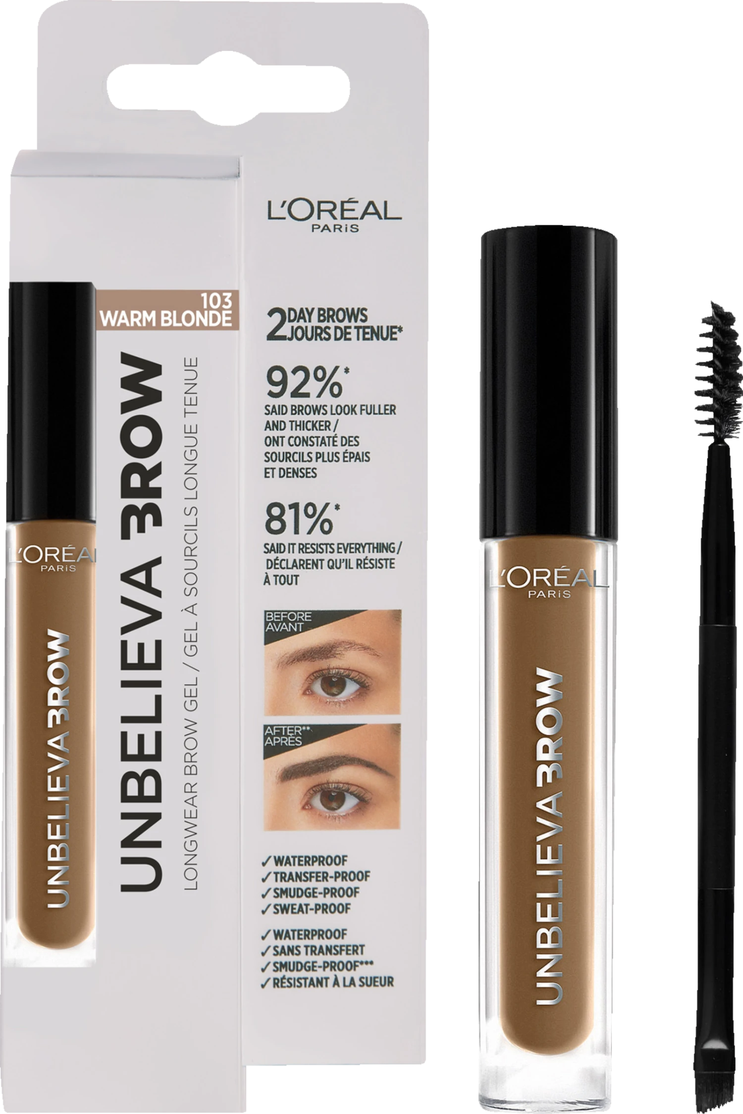 L’Oréal Paris Unbelieva Brow 103 Warm Blonde 5 L’Oréal Paris Unbelieva Brow 103 Warm Blonde – Bild 5