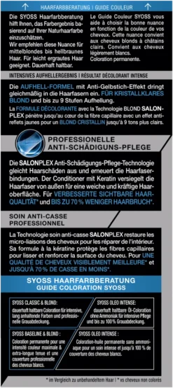 Syoss Professional Performance 13_5 Platin Aufheller 9 Syoss Professional Performance 13_5 Platin Aufheller -Exquisite Pflege MAM 6021936 SHOP IMAGE 2.0