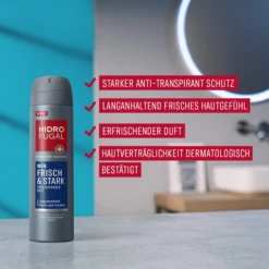 MEN Frisch & Stark Anti-Transpirant Spray -Exquisite Pflege MAM 6523142 SHOP IMAGE 1.4