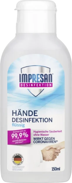 Hände Desinfektion Flüssig
