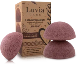 Konjac Schwamm - Set Red Clay