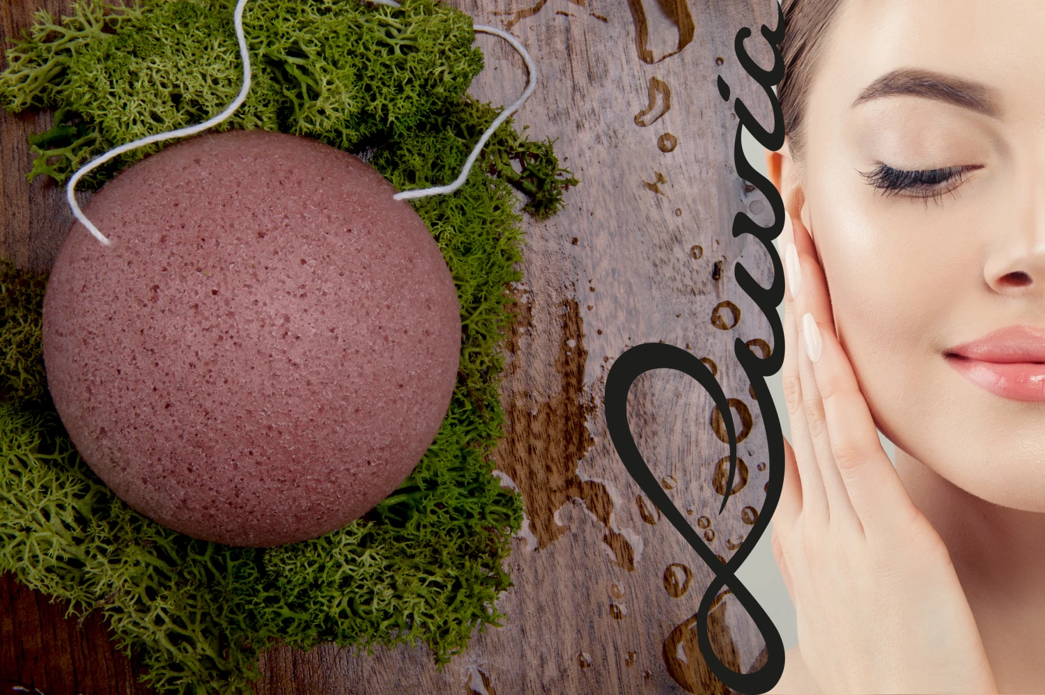 Konjac Schwamm - Set Red Clay 3 Konjac Schwamm - Set Red Clay – Bild 3