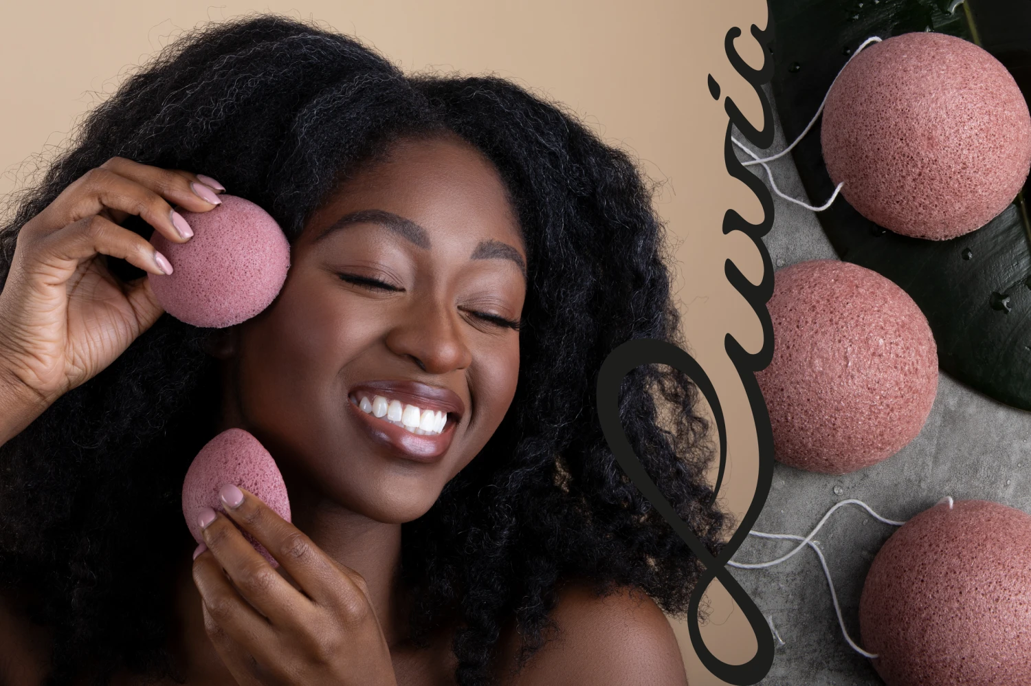 Konjac Schwamm - Set Red Clay 6 Konjac Schwamm - Set Red Clay – Bild 6