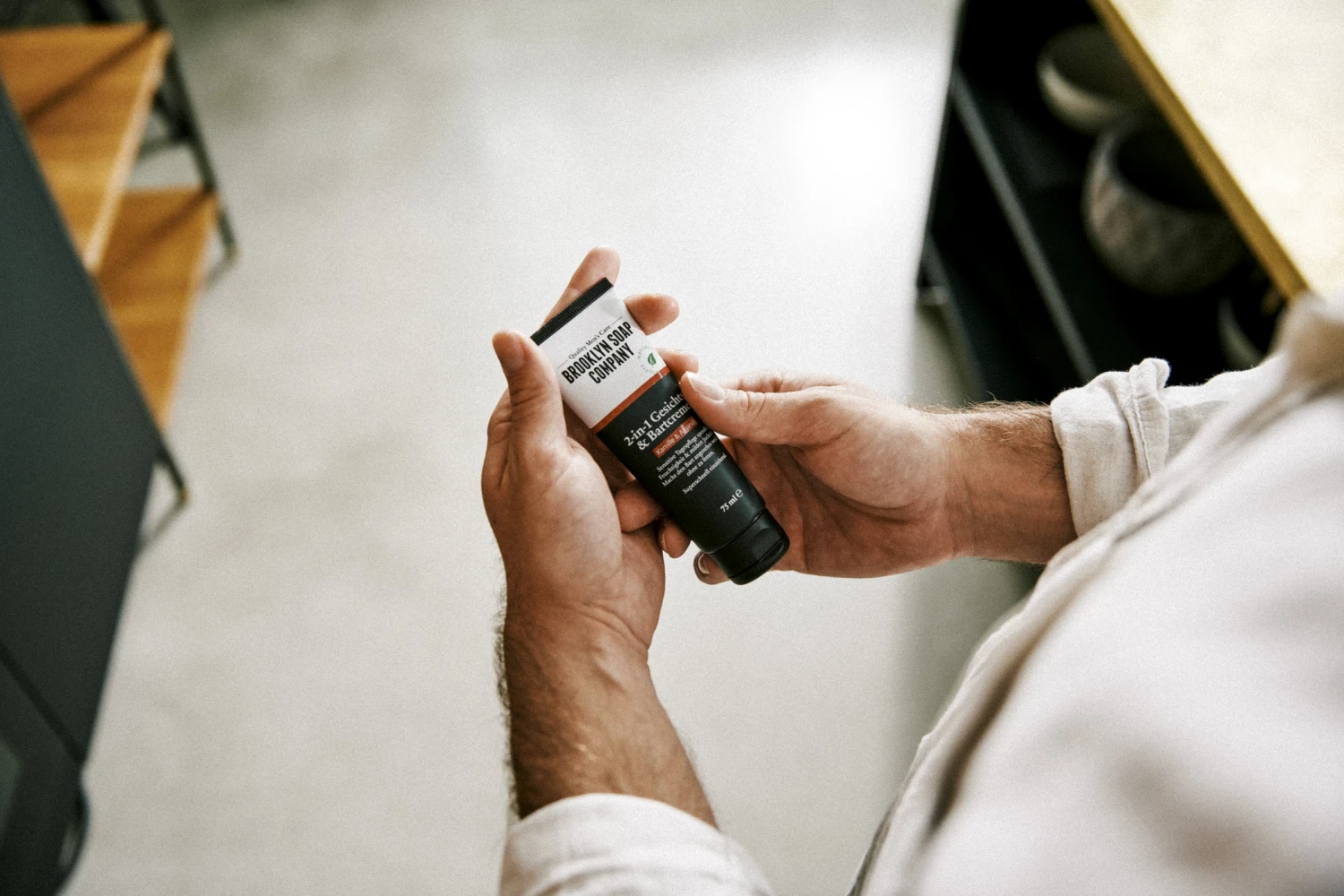 2-in-1 Gesichts- & Bartcreme Kamille & Arganöl 2 2-in-1 Gesichts- & Bartcreme Kamille & Arganöl – Bild 2