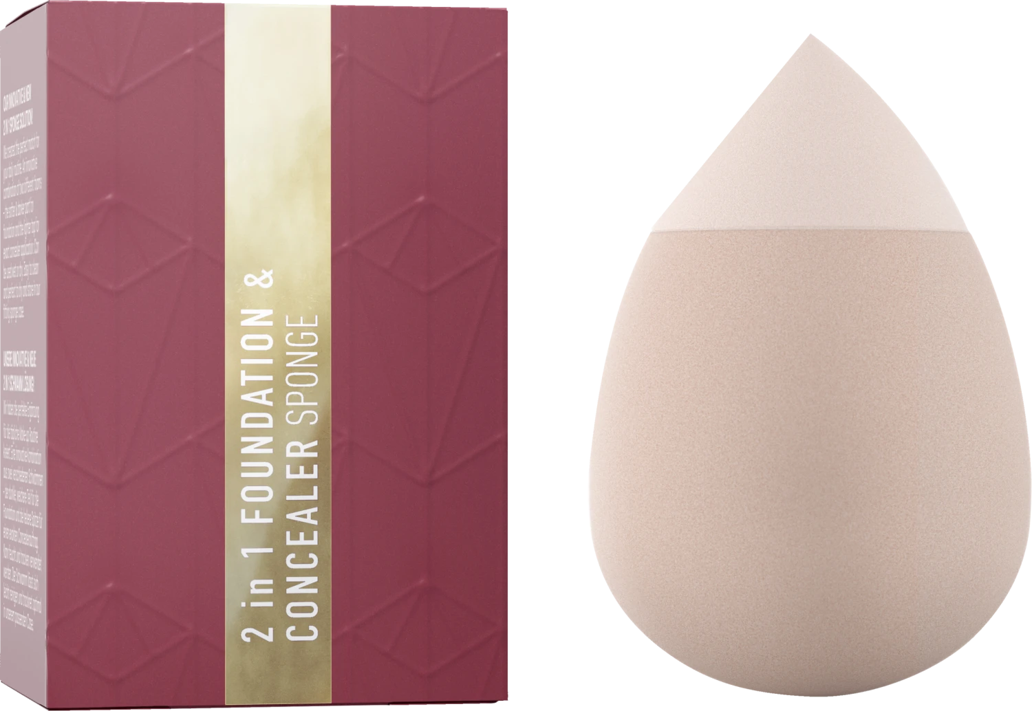 2 In 1 Foundation & Concealer Sponge 1 2 In 1 Foundation & Concealer Sponge