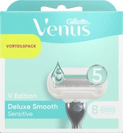 V Edition Deluxe Smooth Sensitive Rasierklingen Vorteilspack
