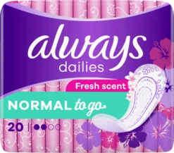 Always® Dailies Fresh Scent Normal To Go Slipeinlagen