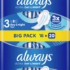 Always® Ultra Day & Night Binden Mit Flügeln Big Pack
