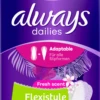 Always® Dailies Flexistyle Slim Fresh Scent Slipeinlagen Big Pack