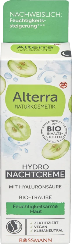 Hydro Nachtcreme Bio-Traube & Bio-Weisser Tee
