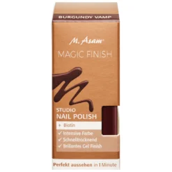 MAGIC FINISH Studio Nail Polish - Burgundy Vamp