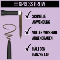 Maybelline New York Augenbrauenstift Express Brow Satin 00 Light Blond -Exquisite Pflege MAM 7569744 SHOP IMAGE 1.4