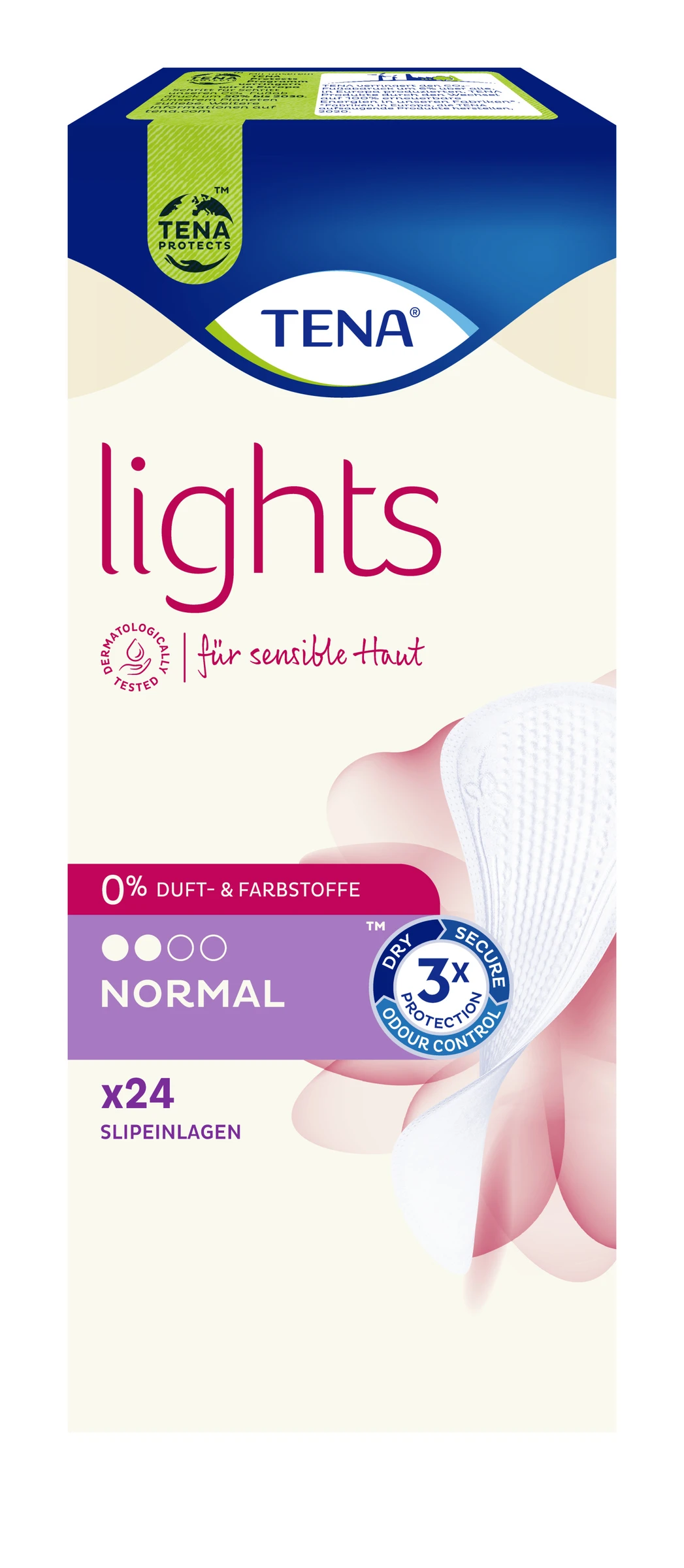 TENA Lights Slipeinlagen Normal 1 TENA Lights Slipeinlagen Normal