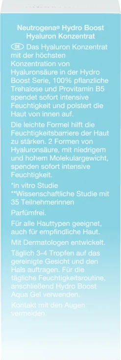 Neutrogena Hydro Boost Hyaluron Konzentrat -Exquisite Pflege MAM 7780449 SHOP IMAGE 1.4