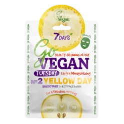 Go VEGAN TUESDAY YELLOW DAY Tuchmaske