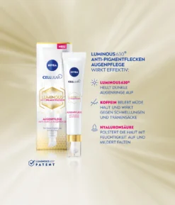 NIVEA Cellular Luminous 630 Anti-Pigmentflecken Augenpflege 11 NIVEA Cellular Luminous 630 Anti-Pigmentflecken Augenpflege -Exquisite Pflege MAM 8186736 SHOP IMAGE 1.4