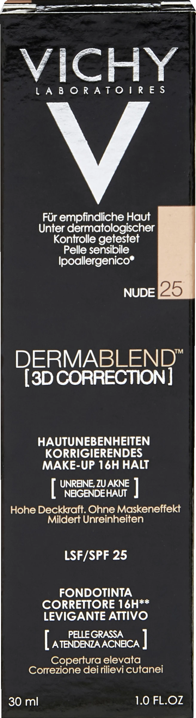 VICHY DERMABLEND 3D Make-up 25 Nude 1 VICHY DERMABLEND 3D Make-up 25 Nude