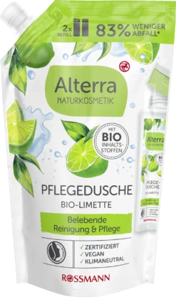 Pflegedusche Bio-Limette Nachfüllbeutel