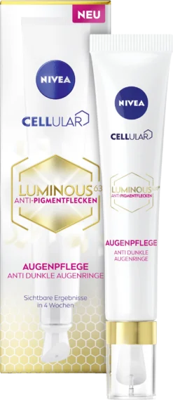 NIVEA Cellular Luminous 630 Anti-Pigmentflecken Augenpflege 9 NIVEA Cellular Luminous 630 Anti-Pigmentflecken Augenpflege -Exquisite Pflege MAM 8267458 SHOP IMAGE 1.4