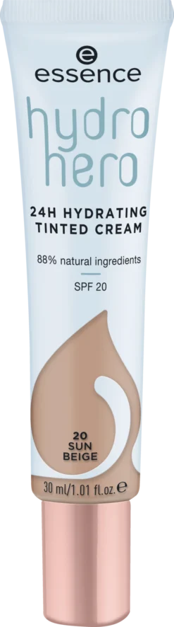 Essence Hydro Hero 24h HYDRATING TINTED CREAM 20