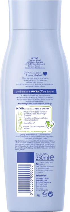 NIVEA Volumen & Kraft PH-Balance Shampoo 7 NIVEA Volumen & Kraft PH-Balance Shampoo -Exquisite Pflege MAM 8334368 SHOP IMAGE 1.4