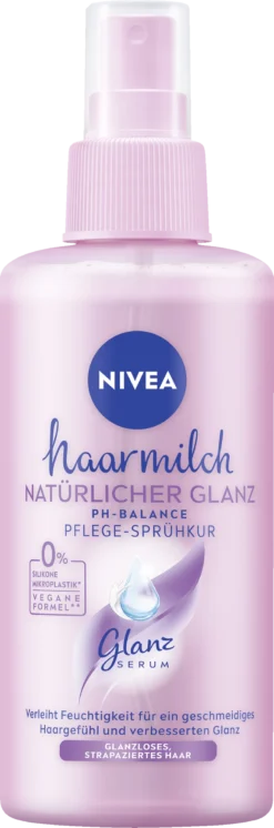 NIVEA Haarmilch Natürlicher Glanz PH-Balance Pflege-Sprühkur