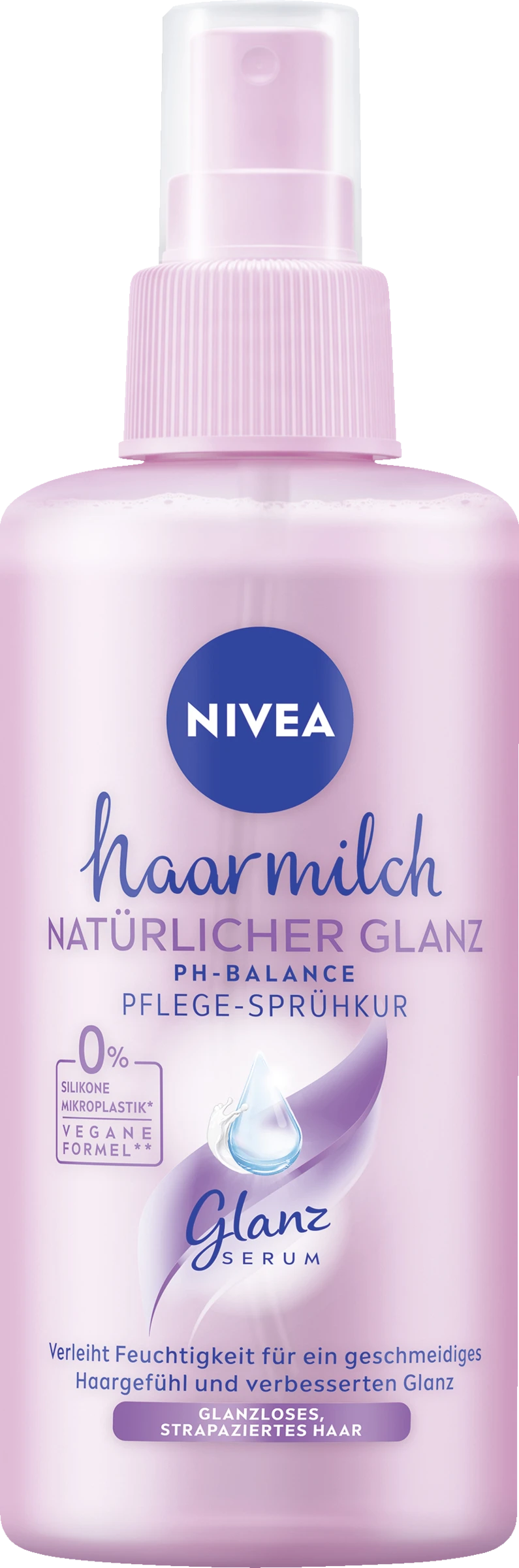 NIVEA Haarmilch Natürlicher Glanz PH-Balance Pflege-Sprühkur 1 NIVEA Haarmilch Natürlicher Glanz PH-Balance Pflege-Sprühkur