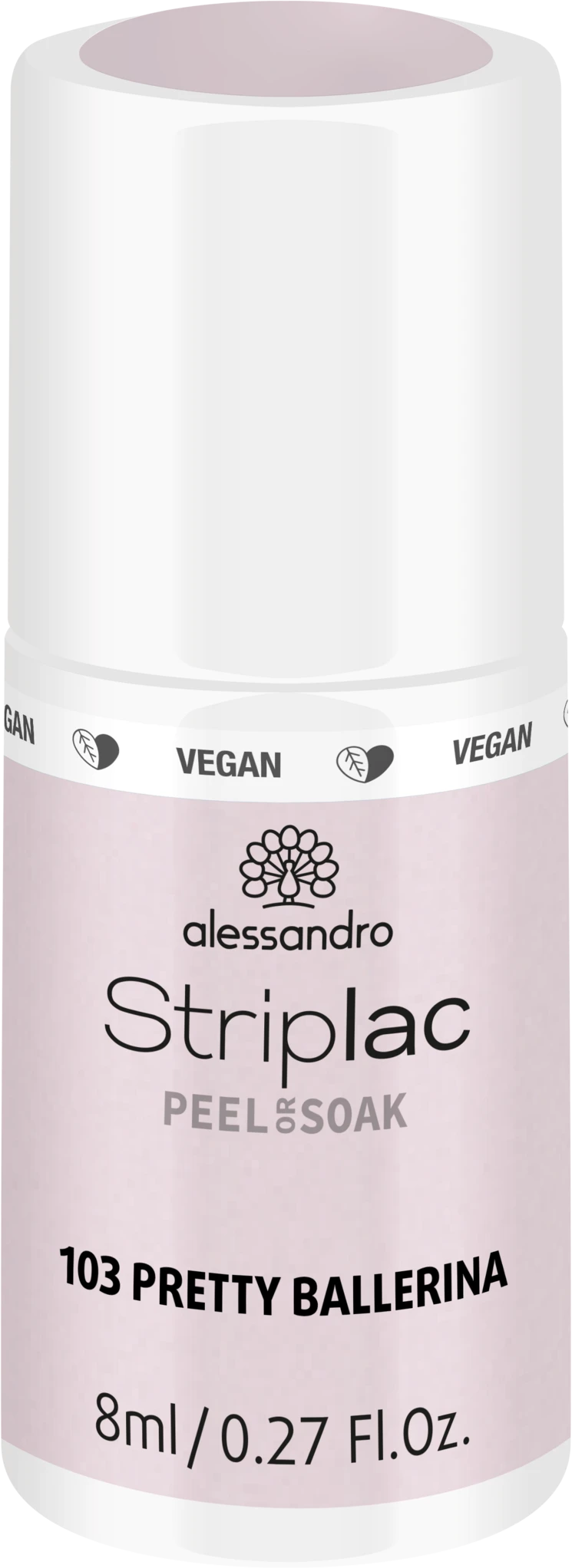 Alessandro STRIPLAC PEEL OR SOAK PRETTY BALLERINA -VEGAN 1 Alessandro STRIPLAC PEEL OR SOAK PRETTY BALLERINA -VEGAN