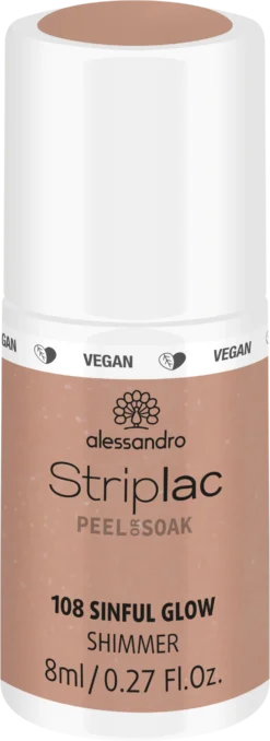 Alessandro STRIPLAC PEEL OR SOAK SINFUL GLOW -VEGAN