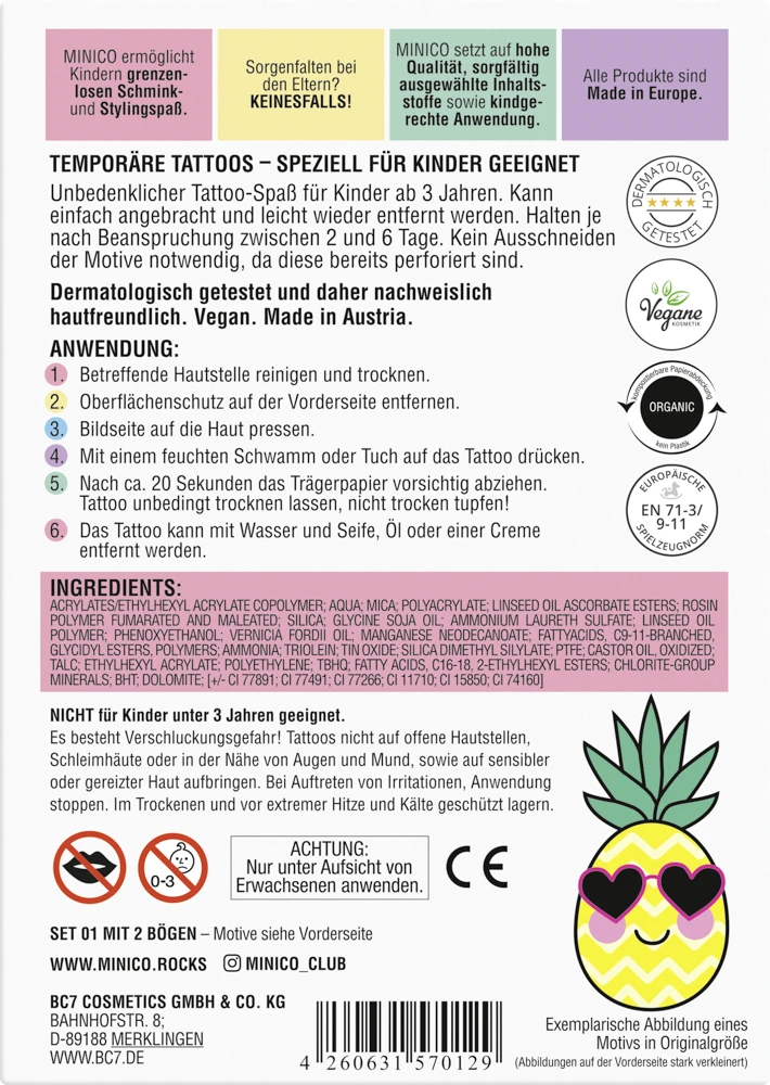 Temporäre Tattoos SET 01 4 Temporäre Tattoos SET 01 – Bild 4