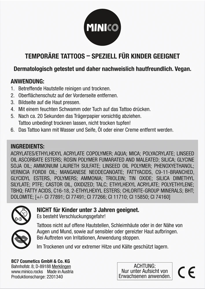 Temporäre Tattoos SET 01 2 Temporäre Tattoos SET 01 – Bild 2