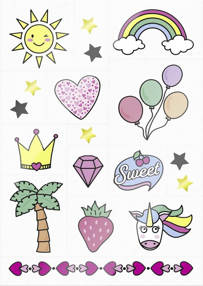 Temporäre Tattoos SET 01 5 Temporäre Tattoos SET 01 – Bild 5