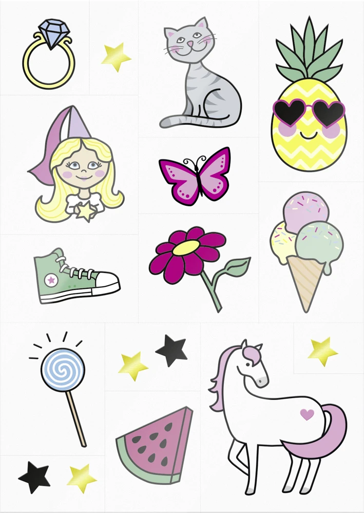 Temporäre Tattoos SET 01 6 Temporäre Tattoos SET 01 – Bild 6