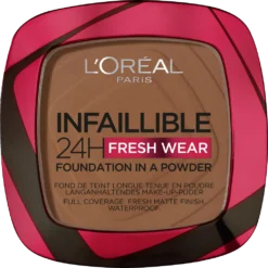 L’Oréal Paris Infaillible 24H Fresh Wear Make-Up-Puder 375 Deep Amber