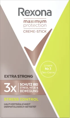 Maximum Protection Women Deo Cremestick Stress Control Anti-Transpirant