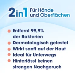 2in1 Desinfektions-Tücher Reisegröße -Exquisite Pflege MAM 8553360 SHOP IMAGE 1.4