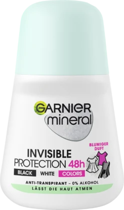 Invisible Black, White & Colors Roll-on Anti-Transpirant