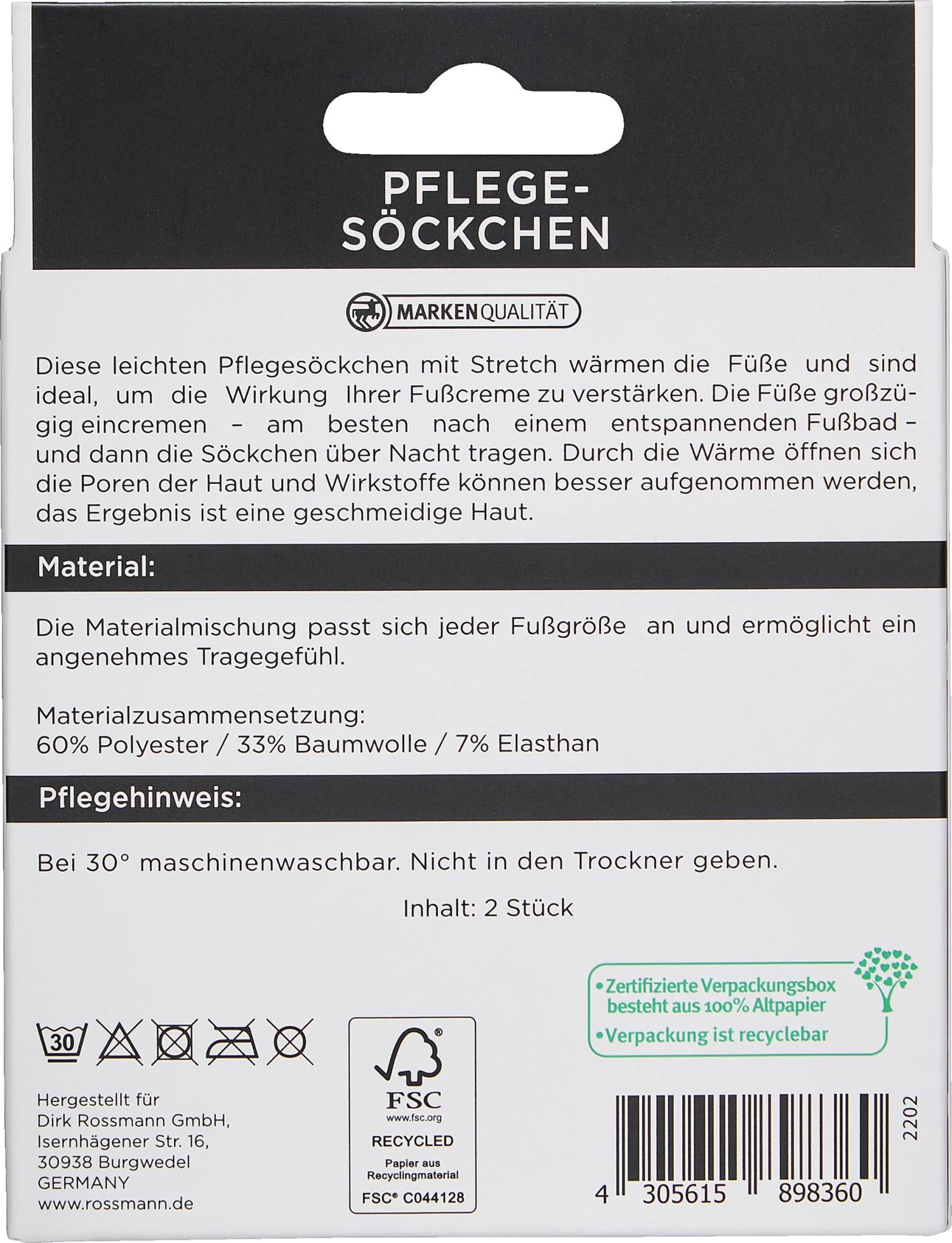 Pflegesöckchen 2 Pflegesöckchen – Bild 2