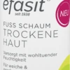 Fuss Schaum Trockene Haut