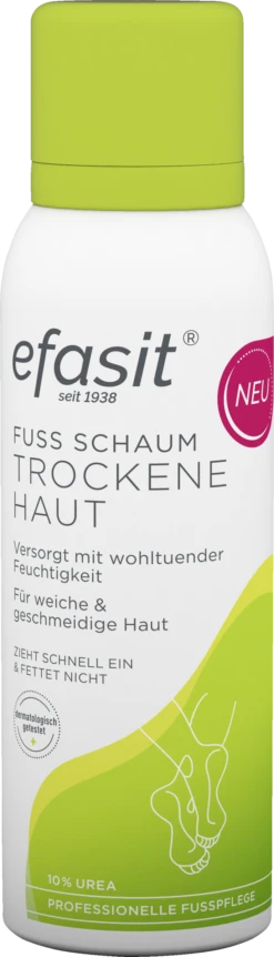 Fuss Schaum Trockene Haut