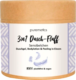 3in1 Dusch-Fluff Sensibelchen Mit Zuckerpeeling
