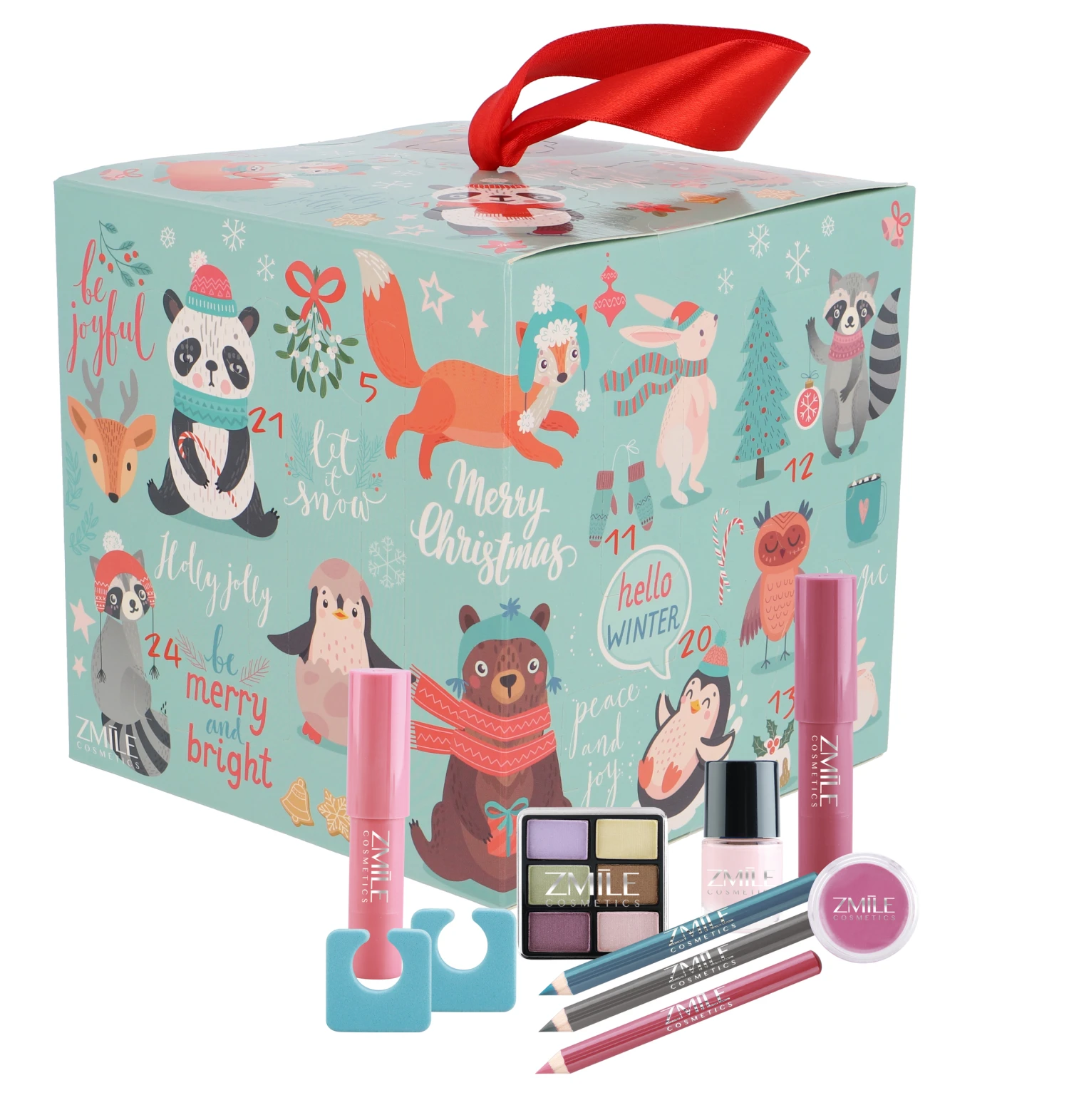 Cube Niedliche Wintertiere Schmink Adventskalender 2022 2 Cube Niedliche Wintertiere Schmink Adventskalender 2022 – Bild 2