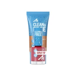 Manhattan Clean & Free Skin Tint Fb. 34 Soft Beige + Clean & Free Nail Polish Fb. 156 Poppy Pop Red