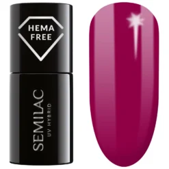 436 UV Nagellack Hybrid Semilac Powerful Burgundy