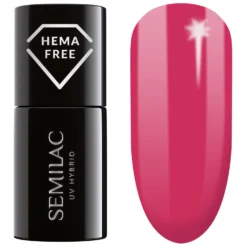437 UV Nagellack Hybrid Semilac Warm Raspberry