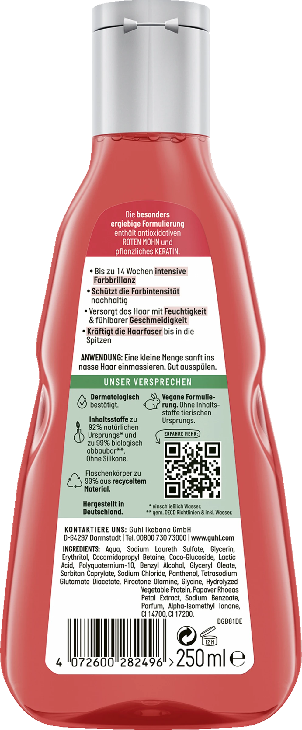 Color Color Schutz & Pflege Farbglanz Shampoo 2 Color Color Schutz & Pflege Farbglanz Shampoo – Bild 2